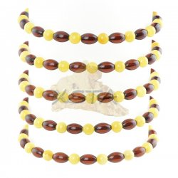 Wholesale amber round tube bracelet